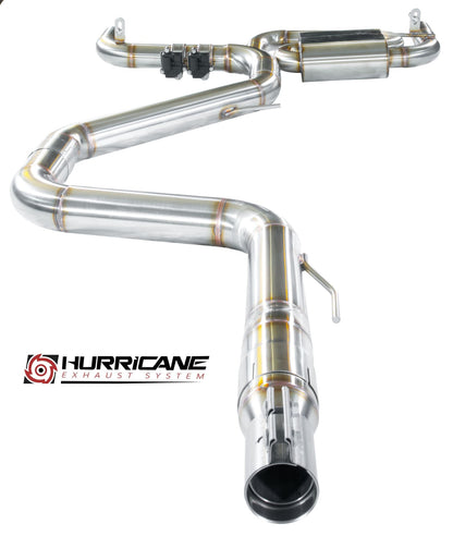 Hurricane 3,5" Abgasanlage für Hyundai i30 N OPF Hatchback, Performance OPF, Project C OPF 250-275PS V2