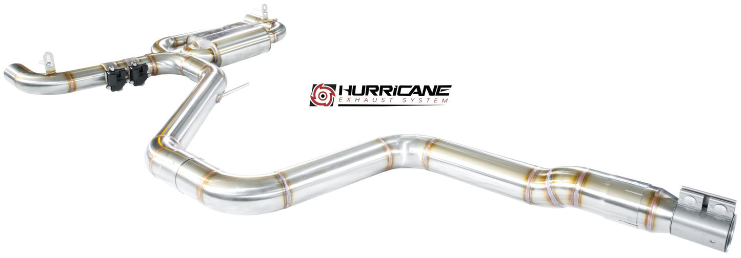 Hurricane 3,5" Abgasanlage für Hyundai i30 N OPF Hatchback, Performance OPF, Project C OPF 250-275PS V2