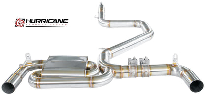 Hurricane 3,5" Abgasanlage für Hyundai i30 N OPF Hatchback, Performance OPF, Project C OPF 250-275PS V2