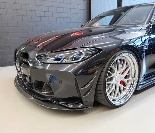 Carbon - BMW M3/4 G80 / G81 / G82 / G83 LPV3 Canards Carbon