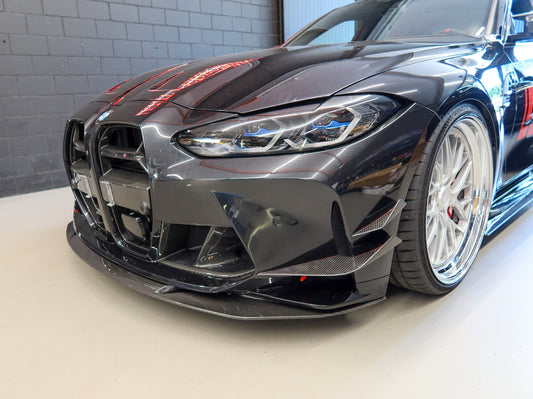 Carbon - BMW M3/4 G80 / G81 / G82 / G83 LPV1 Canards Carbon