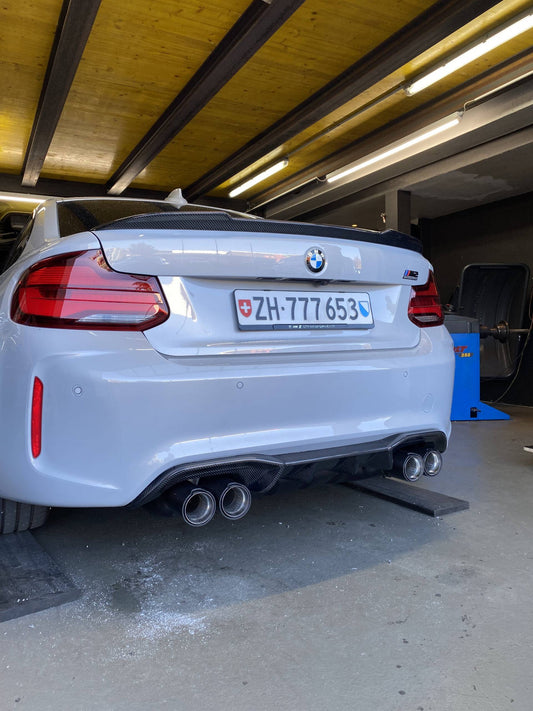 Carbon - BMW M2 F87 + Competition CS-Style Spoiler