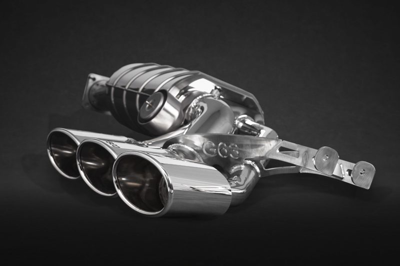 Capristo Sportauspuff Mercedes AMG G63 und G500 4,0L V8 Biturbo W463A mit CH-Gutachten