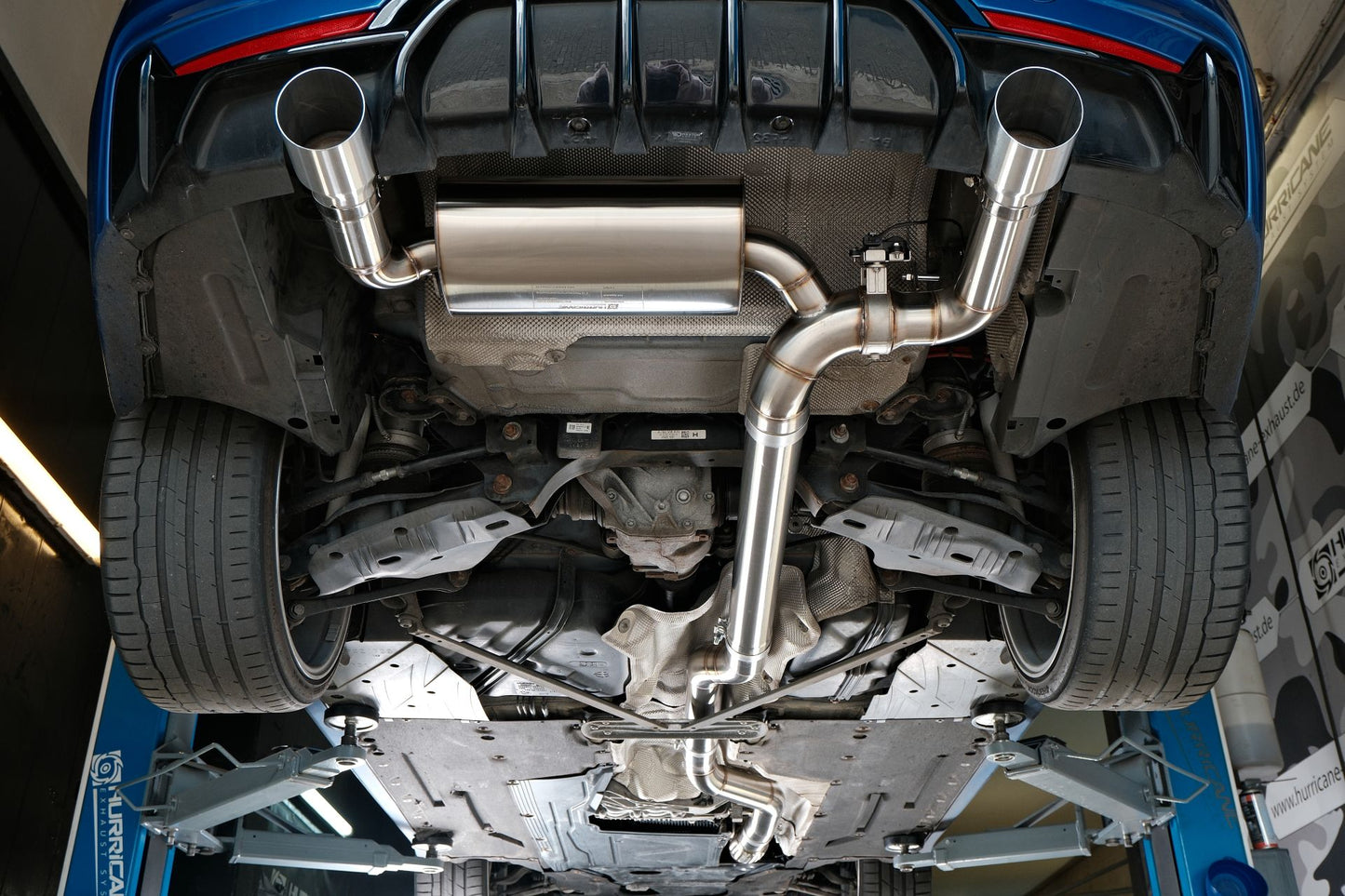 Hurricane 3,5" Abgasanlage für BMW 435i F36 Grand Coupe