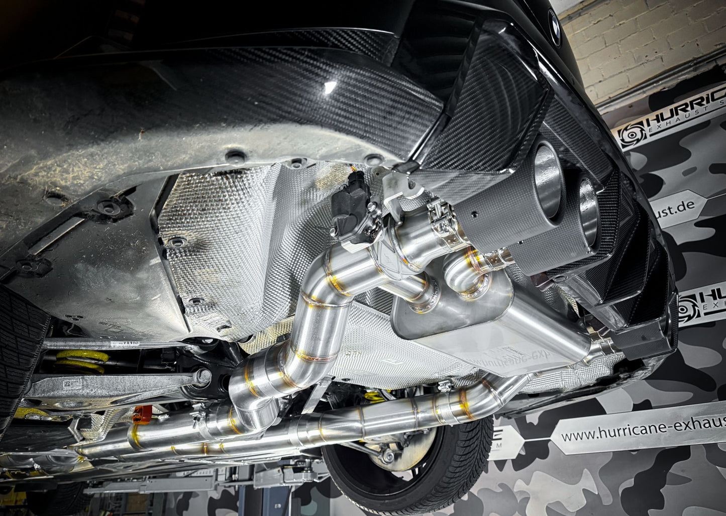 Hurricane 3,5" Abgasanlage für BMW M3 G81 Competition 510PS / +LCI 530PS