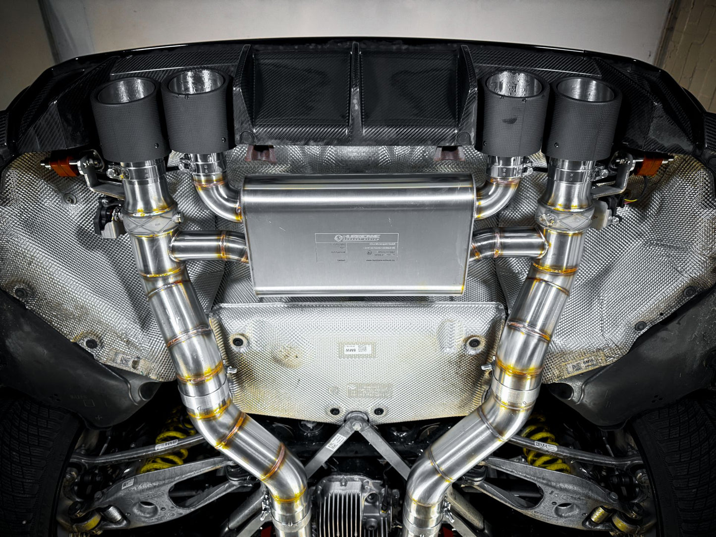 Hurricane 3,5" Abgasanlage für BMW M3 G81 Competition 510PS / +LCI 530PS
