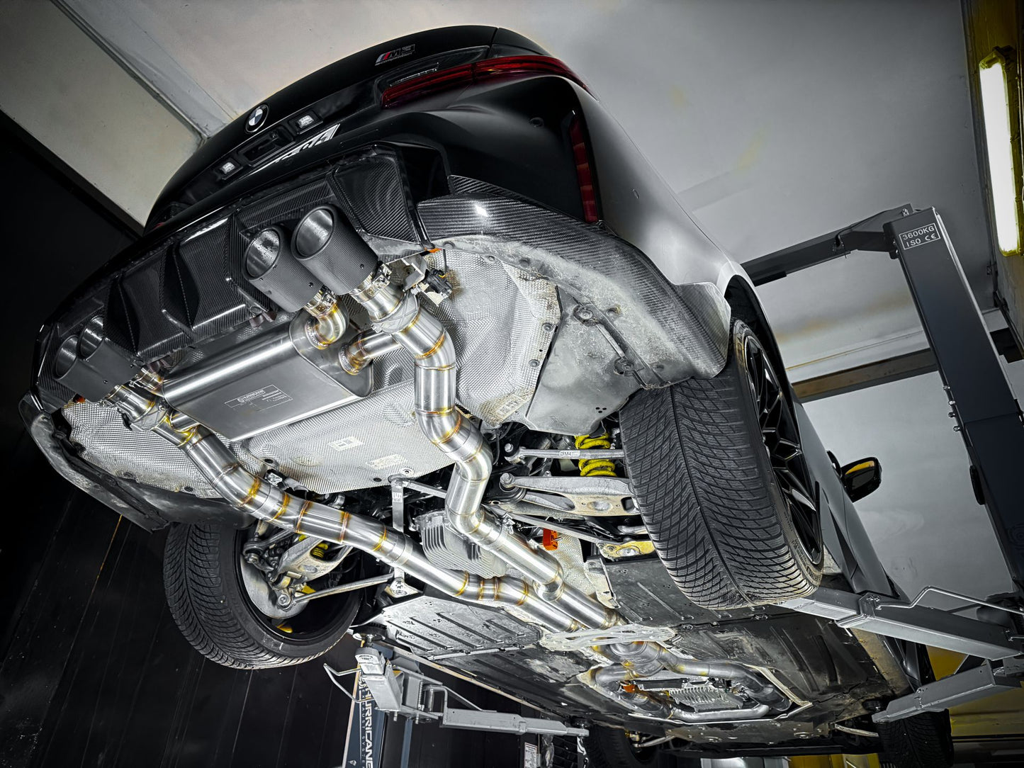 Hurricane 3,5" Abgasanlage für BMW M3 G81 Competition 510PS / +LCI 530PS