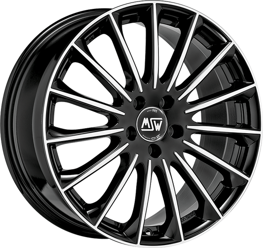 MSW | MSW 30 | 9.5x19 | 5x112 | ET22 | BLACK FULL POLISHED (GBFP) | W19307500T56