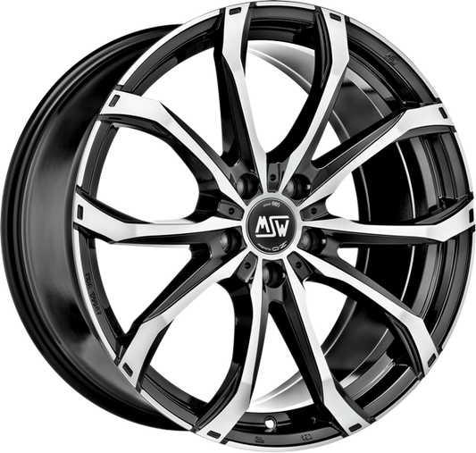 MSW | MSW 48 | 8.5x20 | 5x108 | ET45 | BLACK FULL POLISHED (GBFP) | W1926150056