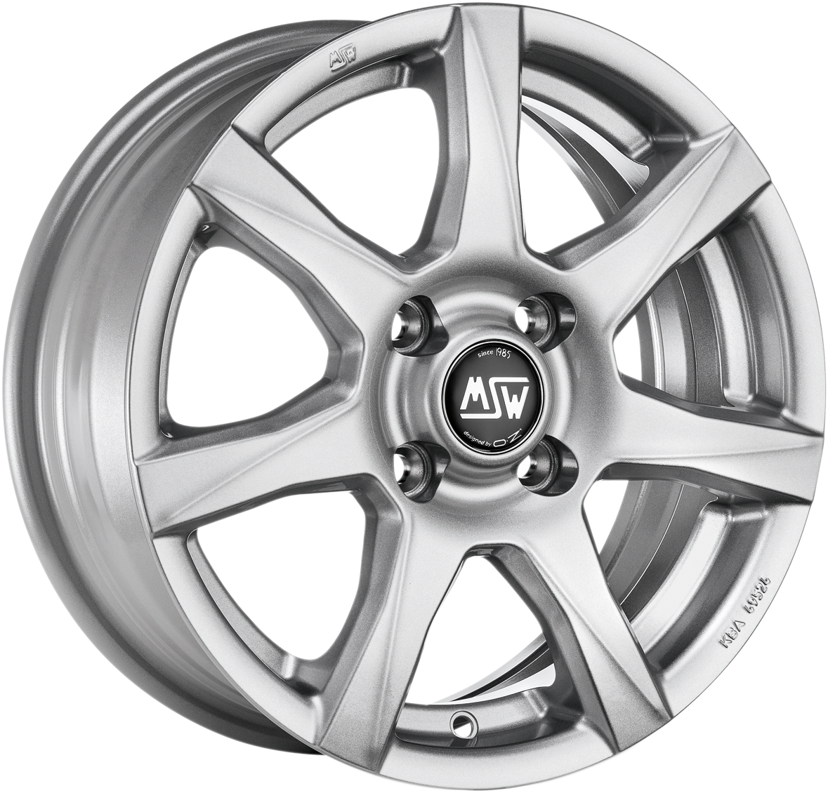 MSW | MSW 77 | 6x15 | 4x100 | ET35 | FULL SILVER | W19233500T09
