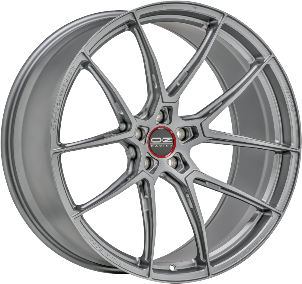 OZ | ESTREMA FORGIATA | 10.5x21 | 5x112 | ET20 | GRIGIO CORSA BRIGHT | W04182001H1