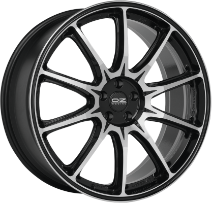 OZ | HYPER XT HLT | 11.5x22 | 5x130 | ET52 | GLOSS BLACK DIAMOND CUT | W01A62003U8