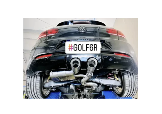 L-Performance - VW Golf 6R Terrorline 3,5'' Klappenauspuffanlage mit CH-Zulassung