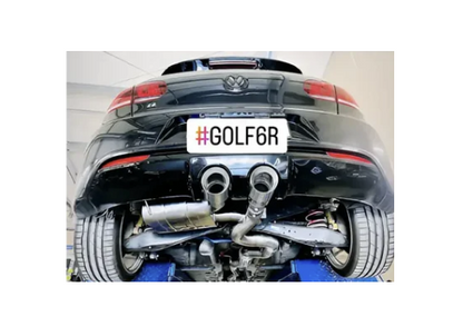 L-Performance - VW Golf 6R Terrorline 3,5'' Klappenauspuffanlage mit CH-Zulassung