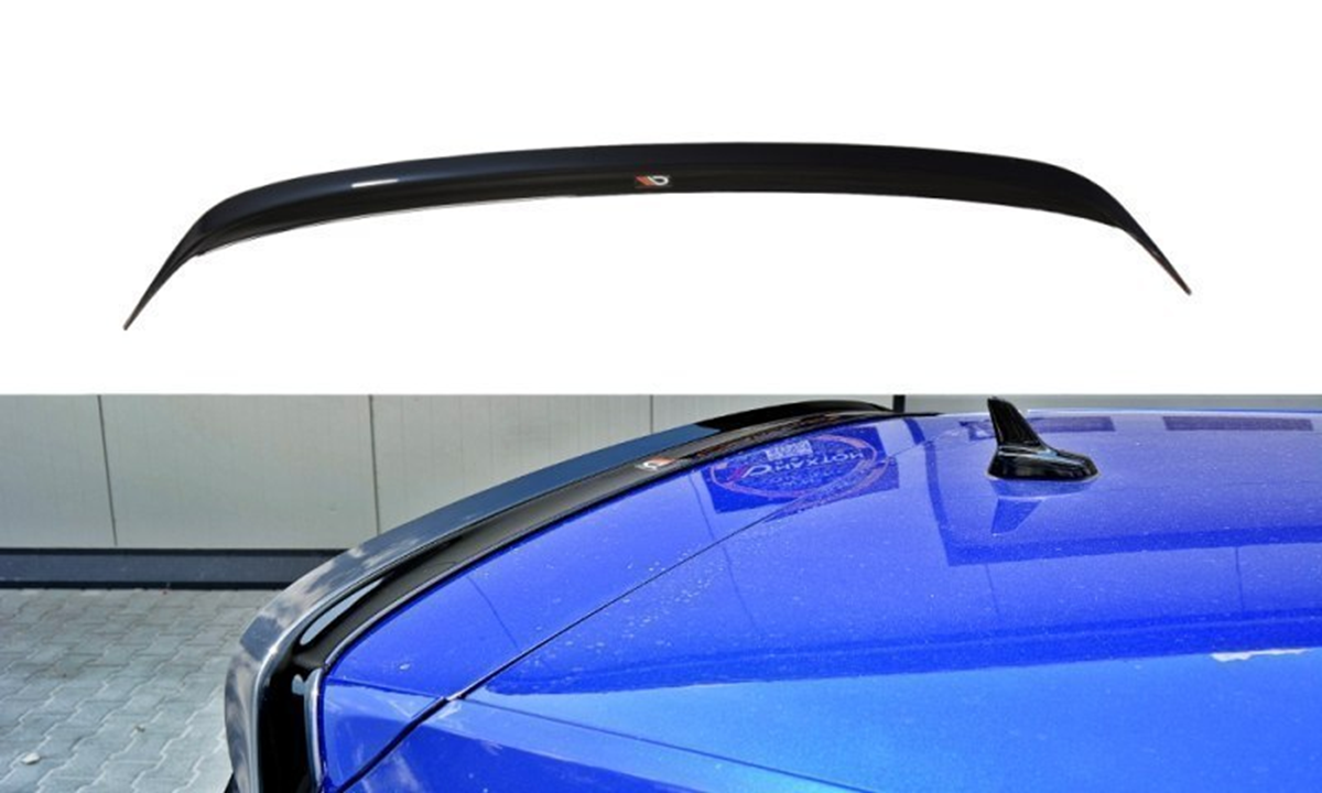 Maxton Design Spoiler für Volkswagen Golf MK7|Golf 7 GTI|R Facelift schwarz hochglanz