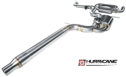 Hurricane 3,5" Abgasanlage für VW Scirocco III 2.0 TSI 200 -220ps V3