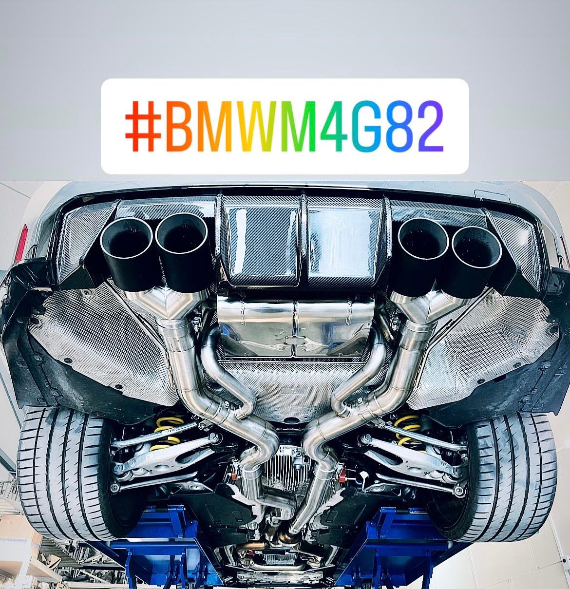 L-Performance - BMW M3 G80 + G81 Touring / M4 G82 + Competition. 2x 3,5Zoll / S58 bis 510PS / Xtreme - Klappenauspuffanlage mit CH-Zulassung