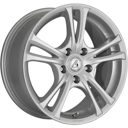 A1 WHEELS | Twinspoke-5 | Gr?sse: 6.5x16 | ET: 40 | Lochkreis: 5x110 | silver metallic