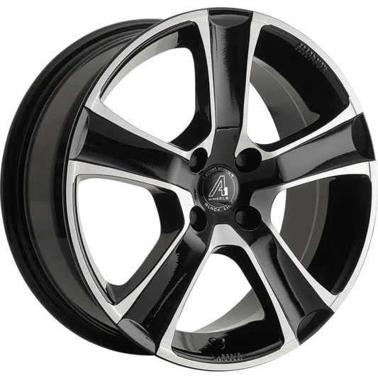 A1 WHEELS | Urban | Grösse: 6.5x16 | ET: 35 | Lochkreis: 4x100 | gloss black face polished