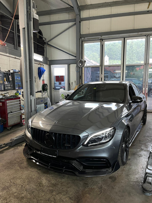 Carbon - Mercedes C63 B-Style Frontlippe Carbon W205