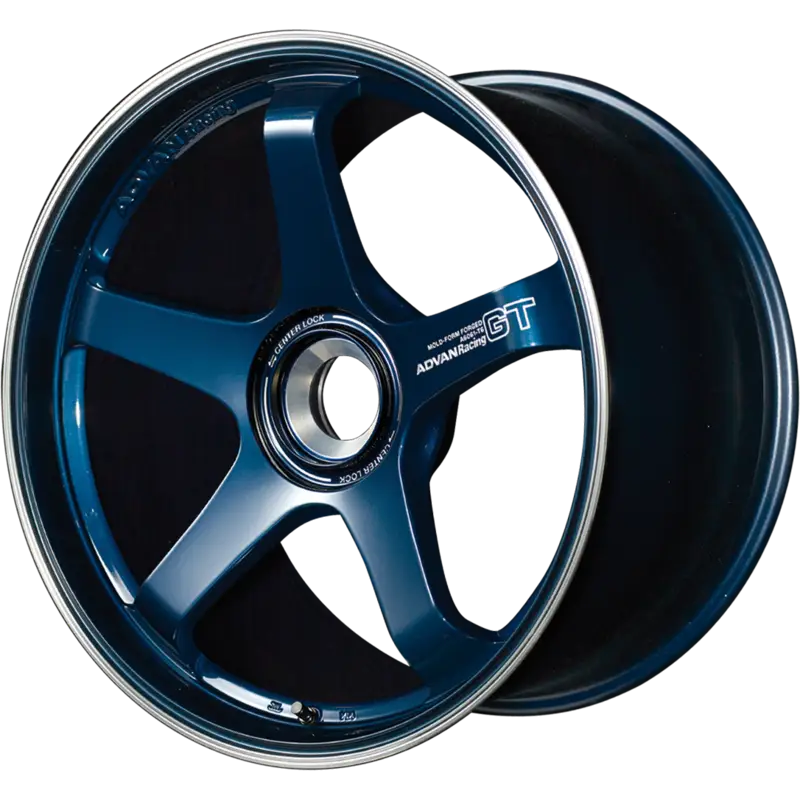 ADVAN RACING | Design: GT Porsche | Gr?sse: 12.0x20 | ET: 44 | Lochkreis: Center Lock | Farbe: racing titanium blue &