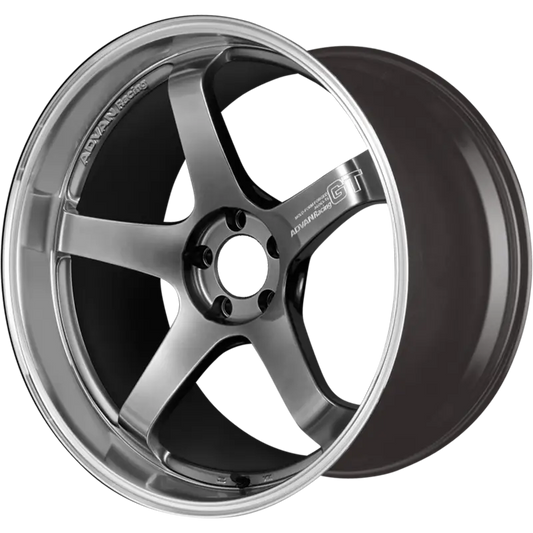 ADVAN RACING | Design: GT Porsche | Gr?sse: 9.5x21 | ET: 59 | Lochkreis: 5x130 | Farbe: machining & racing hyper black