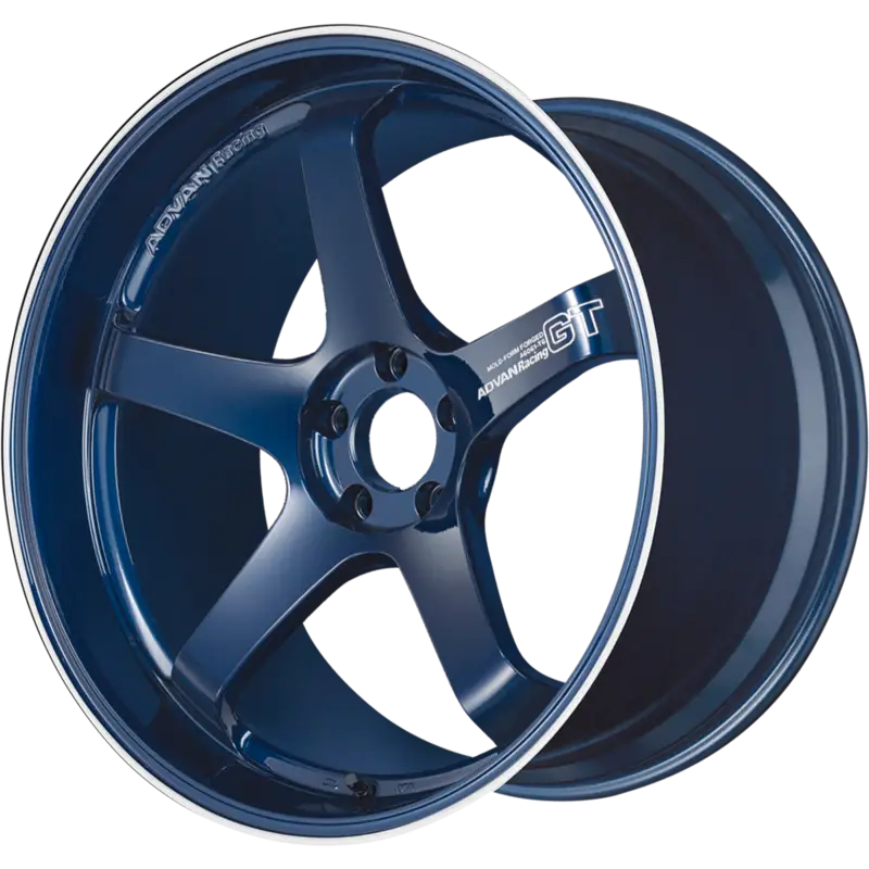 ADVAN RACING | Design: GT Premium | Gr?sse: 10.5x21 | ET: 24 | Lochkreis: 5x114.3 | Farbe: racing titanium blue & ring