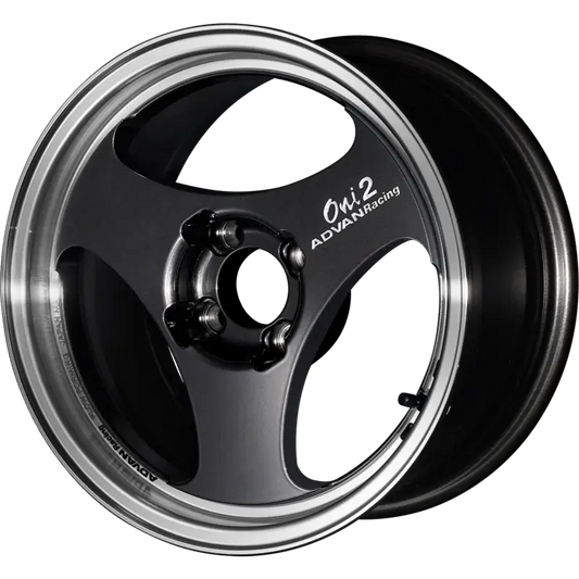ADVAN RACING | Design: Oni2 | Gr?sse: 6.0x15 | ET: 45 | Lochkreis: 4x100 | Farbe: machining & black gun metallic