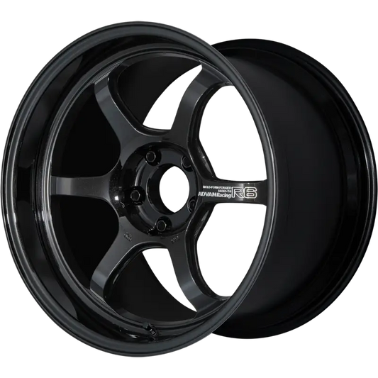 ADVAN RACING | Design: R6 | Grösse: 9.5x18 | ET: 12 | Lochkreis: 5x114.3 | Farbe: racing titanium black