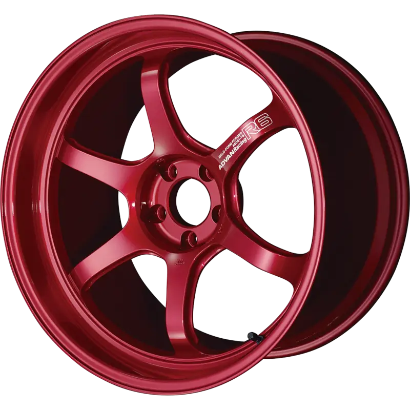 ADVAN RACING | Design: R6 | Gr?sse: 9.5x20 | ET: 22 | Lochkreis: 5x120 | Farbe: racing candy red