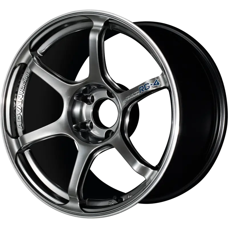 ADVAN RACING | Design: RG-4 | Gr?sse: 7.0x18 | ET: 41 | Lochkreis: 4x100 | Farbe: racing hyper black & ring