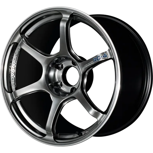 ADVAN RACING | Design: RG-4 | Gr?sse: 7.0x18 | ET: 41 | Lochkreis: 4x100 | Farbe: racing hyper black & ring