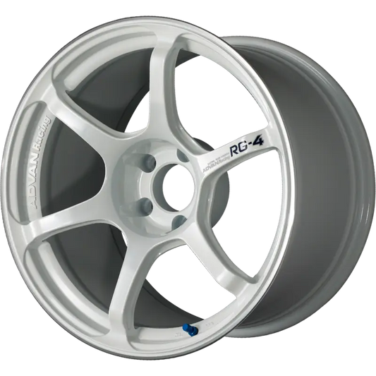 ADVAN RACING | Design: RG-4 | Gr?sse: 9.0x18 | ET: 25 | Lochkreis: 5x114.3 | Farbe: racing white metallic & ring