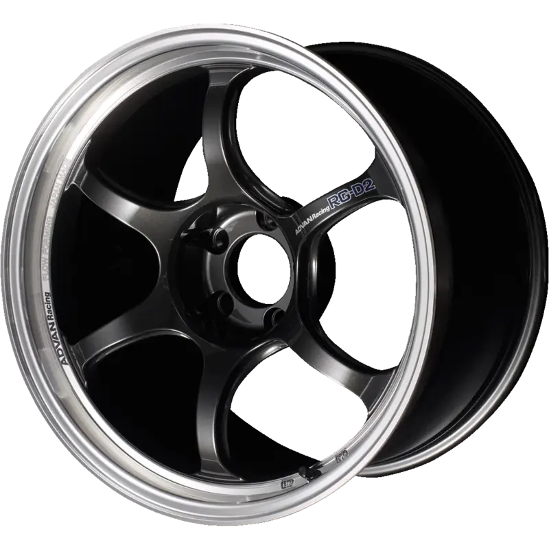 ADVAN RACING | Design: RG-D2 | Gr?sse: 8.5x17 | ET: 45 | Lochkreis: 5x114.3 | Farbe: machining & black gun metallic