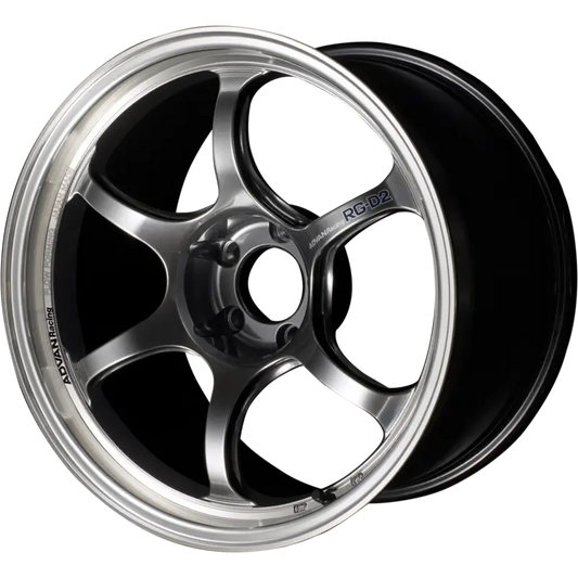 ADVAN RACING | Design: RG-D2 | Gr?sse: 9.5x18 | ET: 22 | Lochkreis: 5x114.3 | Farbe: machining & racing hyper black