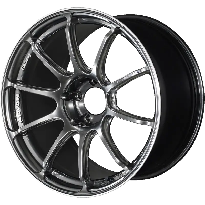 ADVAN RACING | Design: RSIII | Gr?sse: 8.0x18 | ET: 48 | Lochkreis: 5x100 | Farbe: racing hyper black & ring
