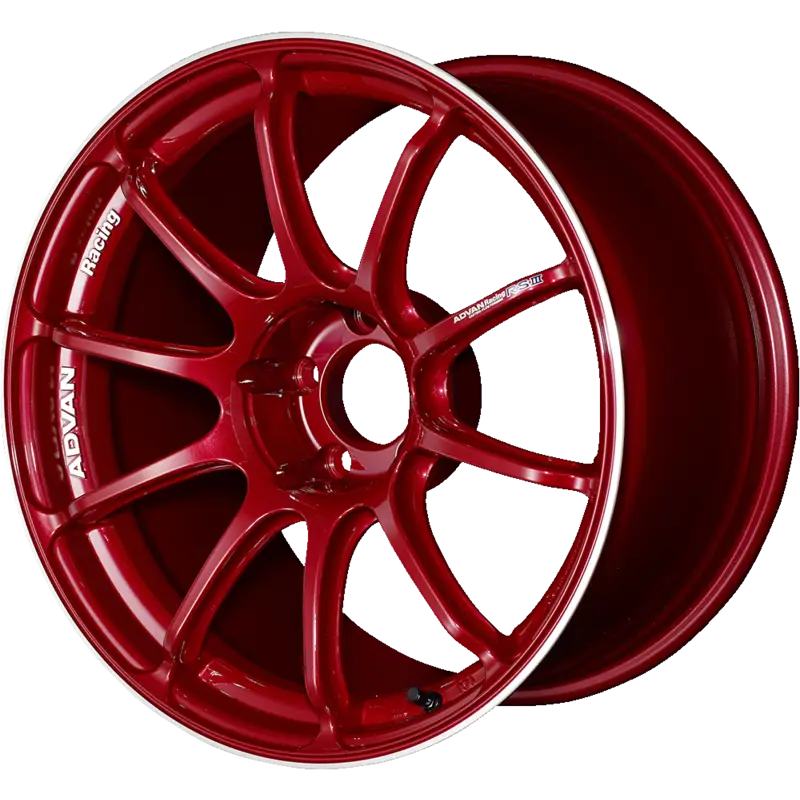 ADVAN RACING | Design: RSIII | Gr?sse: 8.5x18 | ET: 38 | Lochkreis: 5x114.3 | Farbe: racing candy red & ring