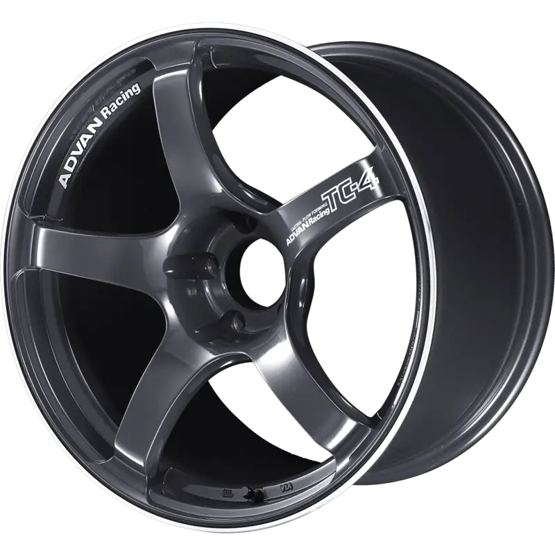 ADVAN RACING | Design: TC-4 | Grösse: 7.5x18 | ET: 42 | Lochkreis: 5x112 | Farbe: racing gun metallic & ring