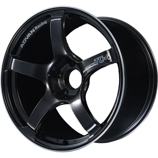ADVAN RACING | Design: TC-4 | Grösse: 8.0x16 | ET: 38 | Lochkreis: 4x100 | Farbe: black gun metallic & ring