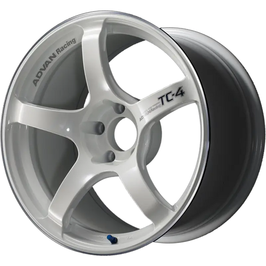 ADVAN RACING | Design: TC-4 | Grösse: 8.0x17 | ET: 45 | Lochkreis: 5x114.3 | Farbe: racing white metallic & ring