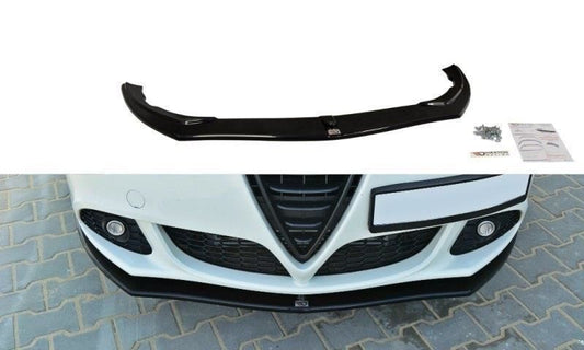 Maxton Design Frontlippe für Alfa Romeo Giulietta schwarz hochglanz