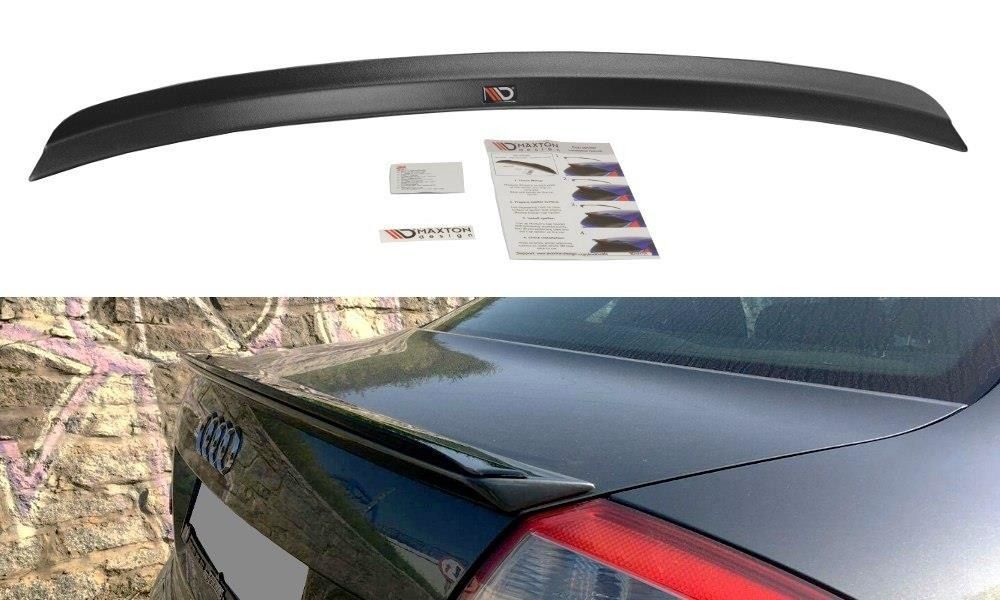 Maxton Design Spoiler für Audi A4 B6 S-Line Limousine Carbon Look