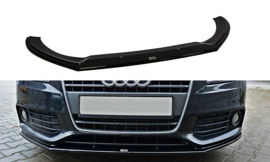 Maxton Design Frontlippe für Audi A4 B8 schwarz strukturiert