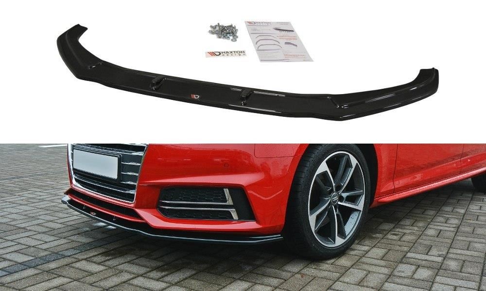 Maxton Design Frontlippe für Audi B9 S4 Limousine/Kombi Carbon Look