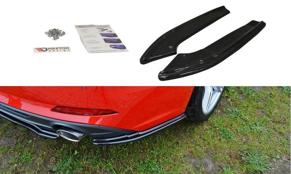 Maxton Design Diffusor-Erweiterungen für Audi A5 F5 S-Line Carbon Look