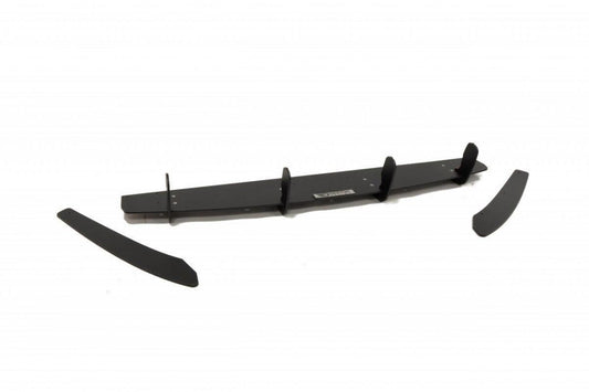 Maxton Design Racing-Diffusor für Audi A6 C7 S-Line schwarz unbearbeitet 2 EInzelendrohre