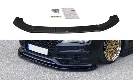 Maxton Design Frontlippe für Audi A7 C7 S-Line Carbon Look