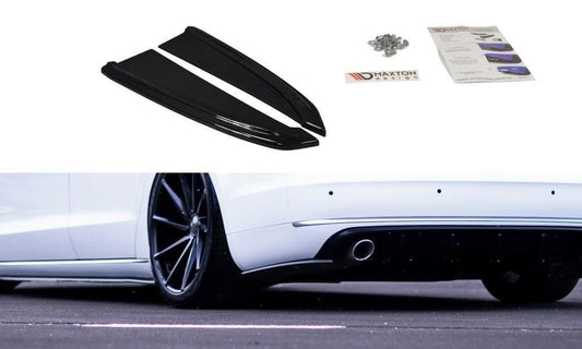 Maxton Design Diffusor-Erweiterungen für Audi A8 D4 Carbon Look