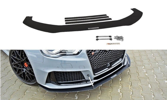 Maxton Design Racing-Frontlippe für Audi 8V RS3 schwarz unbearbeitet