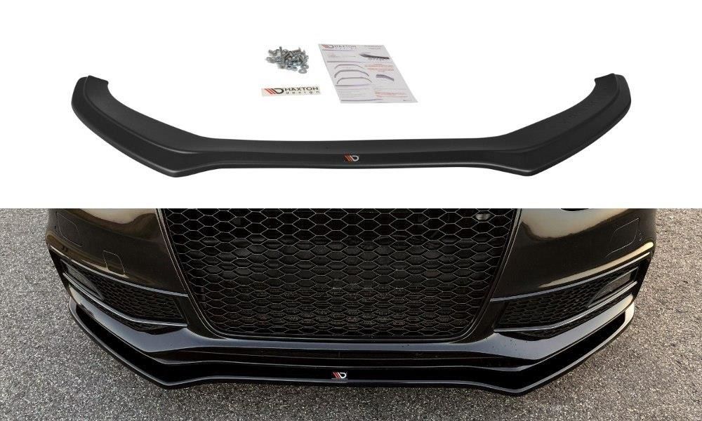 Maxton Design Frontlippe für Audi B8 S4 Facelift Carbon Look